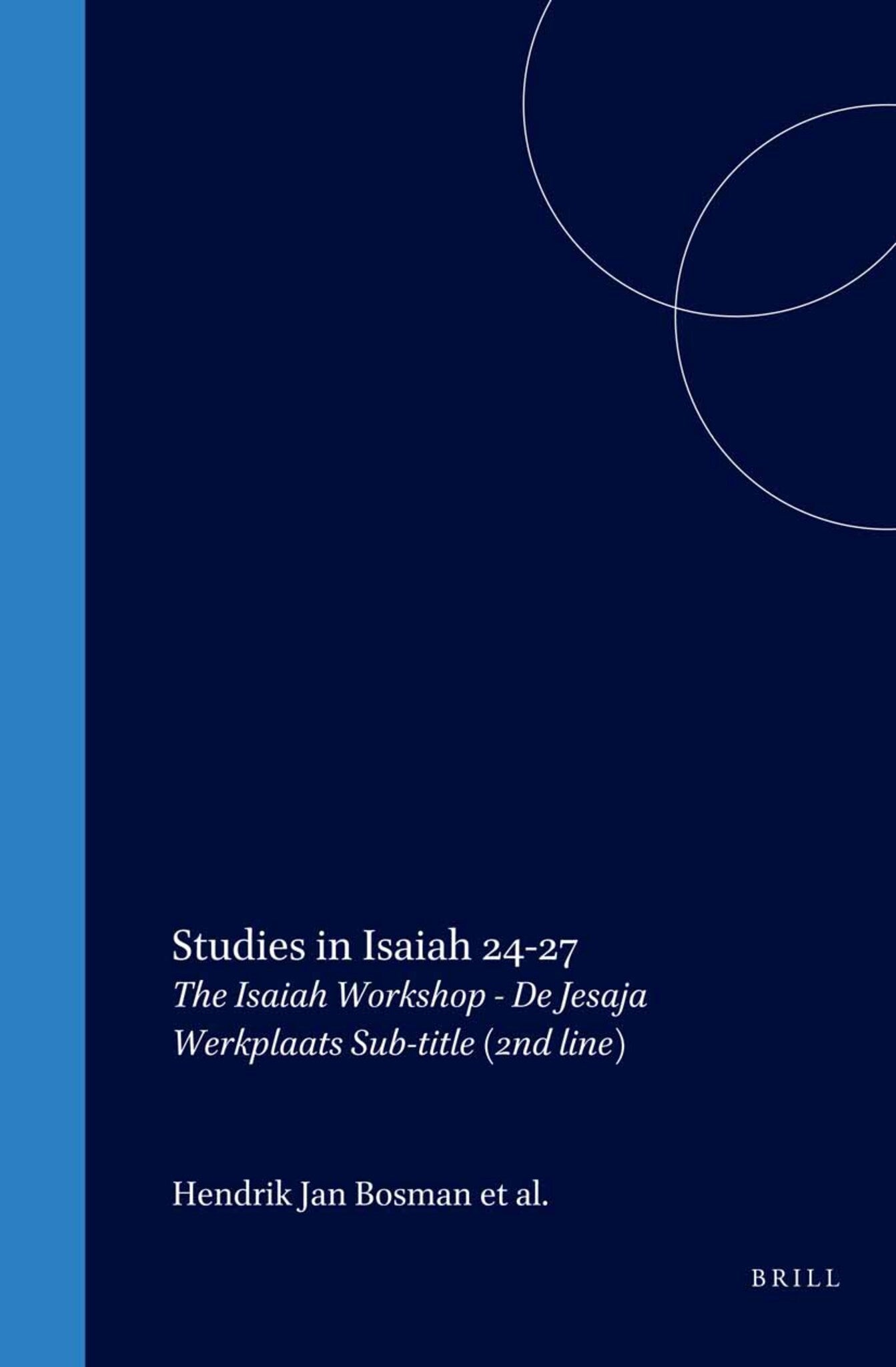 Cover image for Studies in Isaiah 24-27 ISBN 9789004112698